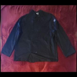 NWOT MENS CHEF SHIRT BLACK SIZE XL